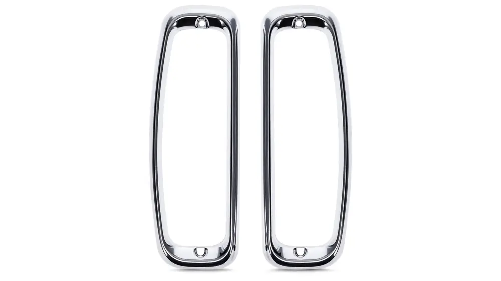Tail Light Trim Bezels, Pair, 1966-77 Ford Bronco