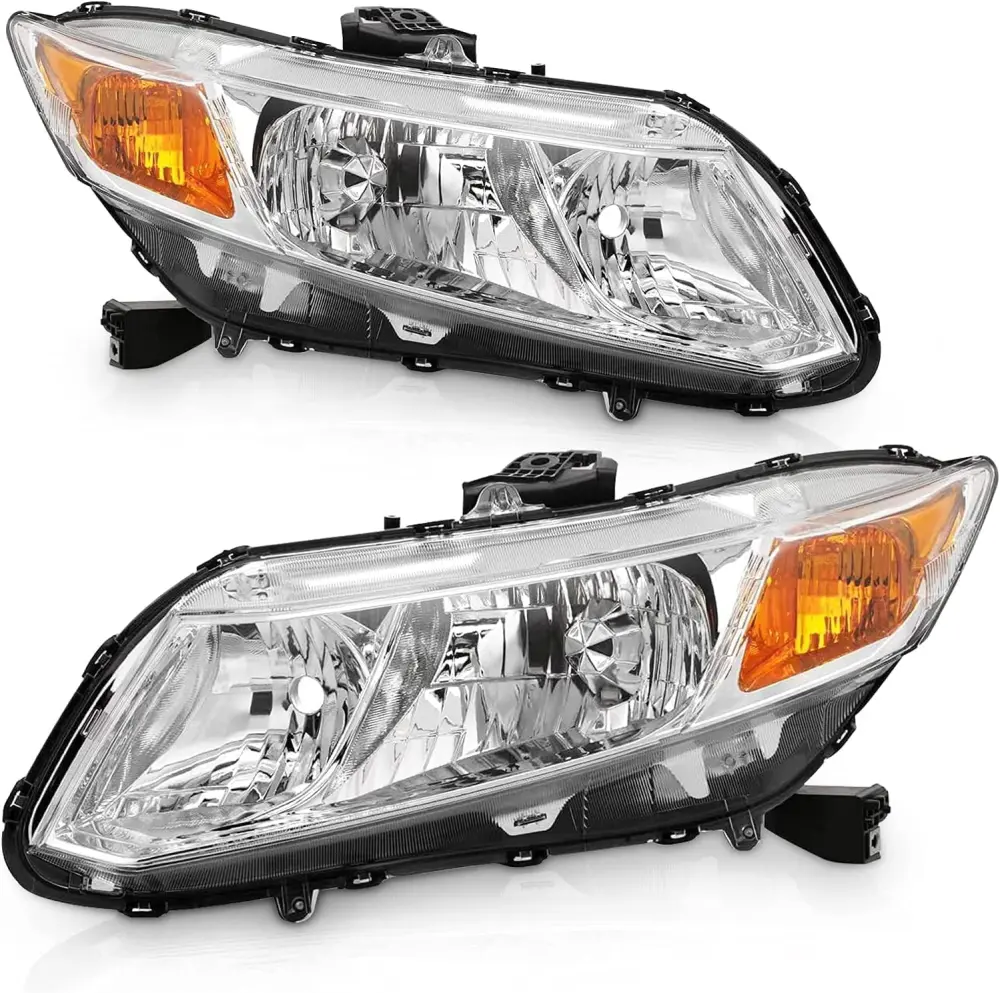 TopAutoGear Headlight Assembly 2012-2015 Honda Civic 4Dr Sedan/2012-2013 Honda Civic 2Dr Coupe
