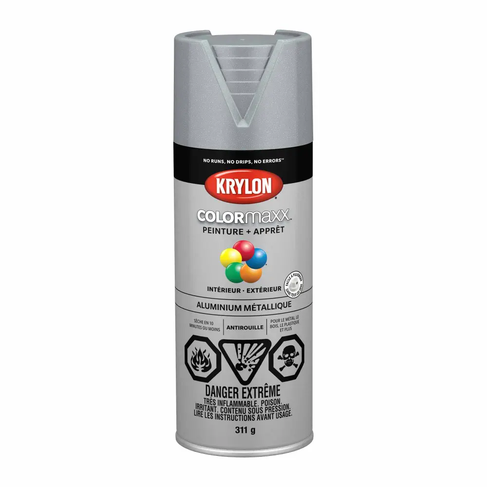 Krylon COLORMAXX Metallic Paint Aircraft-grade, 311 g