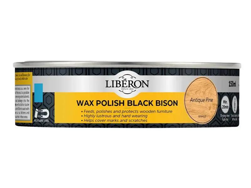 Liberon Onyx Bison Wax Paste Antique Pine 150ml
