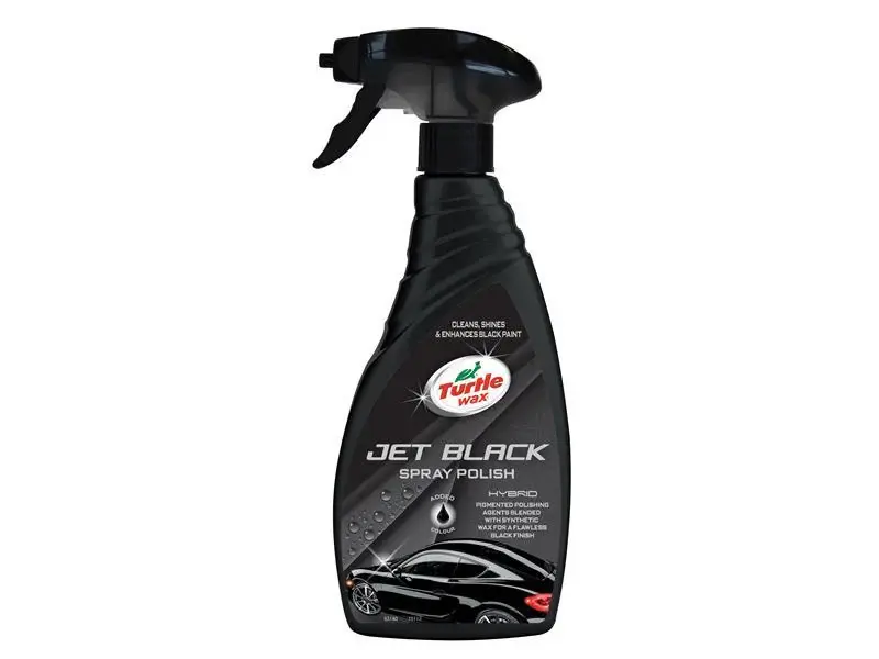 Turtle Wax Jet Jet-black Spray Polish 500Ml