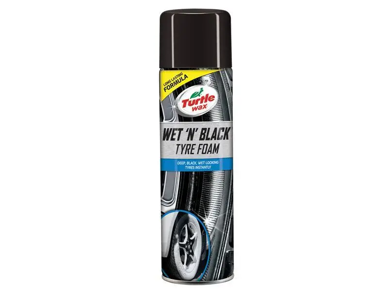 Turtle Wax Wet 'N' Ebony Tyre Foam 500Ml