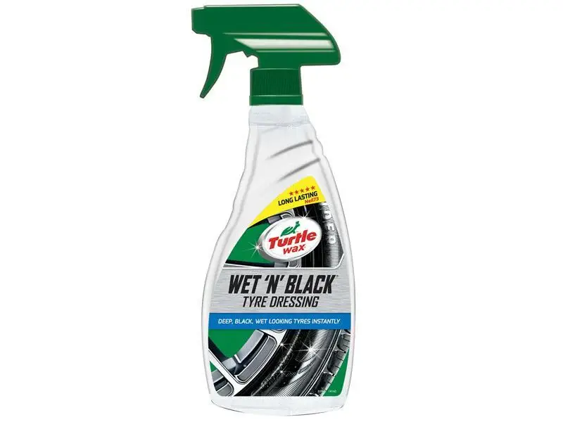 Turtle Wax Wet 'N' Midnight Tyre Dressing 500Ml