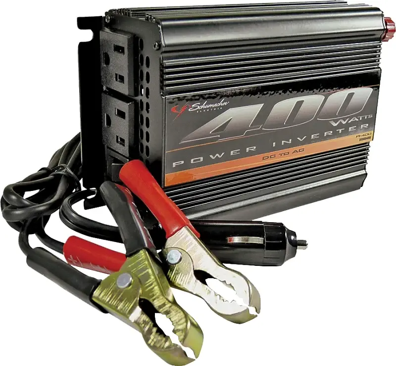 Lithium Ion Booster Schumacher XI41B Power Inverter, 10/15 VDC Input, 110/125 V Output