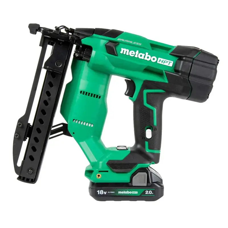 Metabo HPT N1804DAM Portable Stapler, Battery Included, 18 V, 2 Ah, 1/4 W Crown, 1/2 to 1-1/2 L Leg
