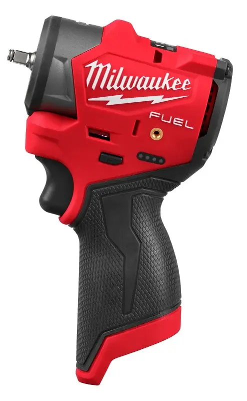Milwaukee M12 3048-20 Impact Wrench, Battery Included, 12 VDC, 1/4 Drive, Square Drive, 0 to 4400 ipm IPM