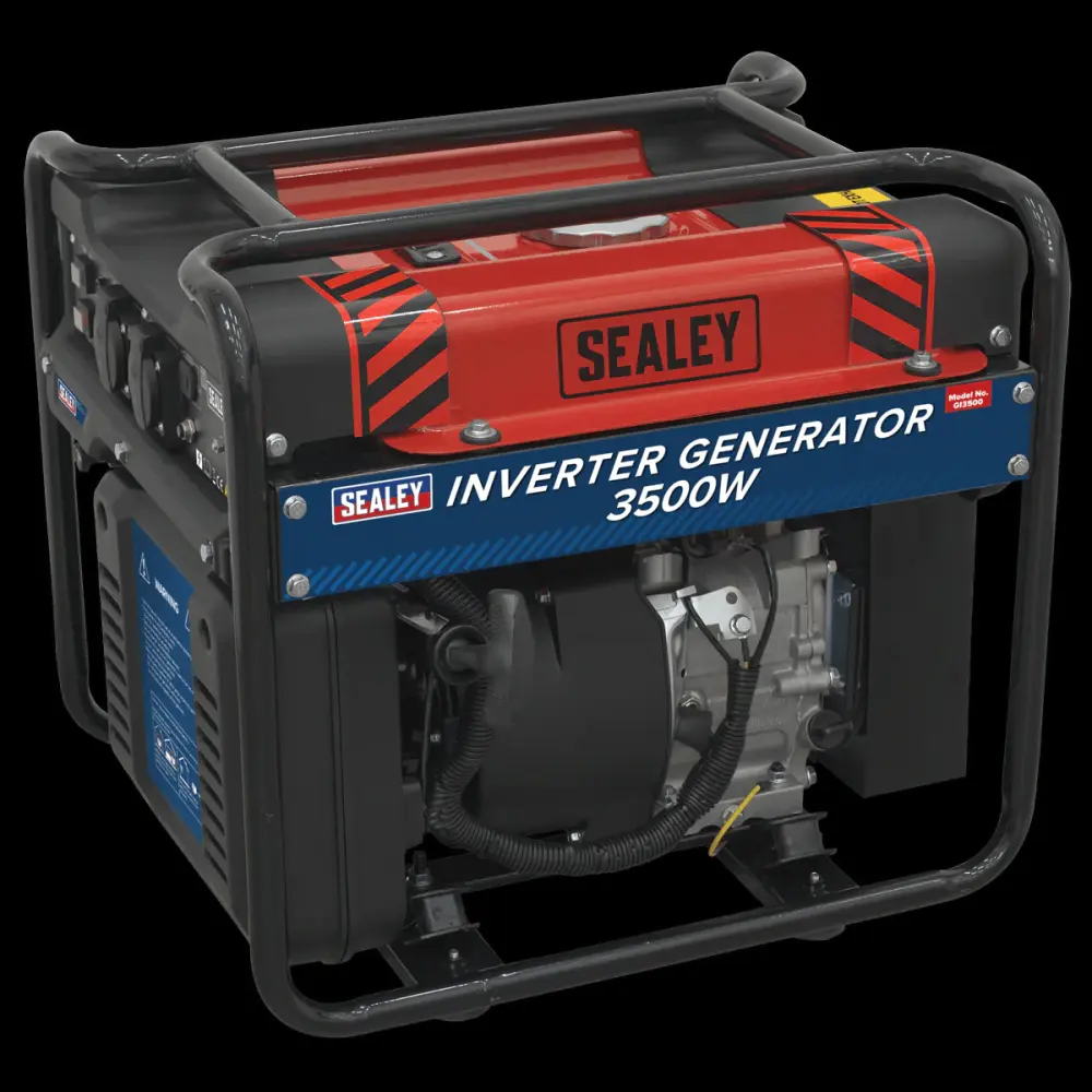 Sealey GI3500 Inverter Generator 3500W 230V 4-Stroke Engine