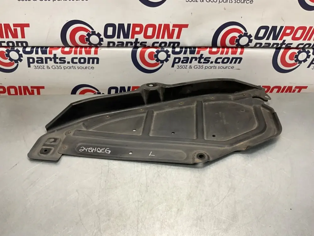 2005 Nissan 350Z Driver Left Rear Underbody Skid Plate Splash Guard OEM 24BHQEK