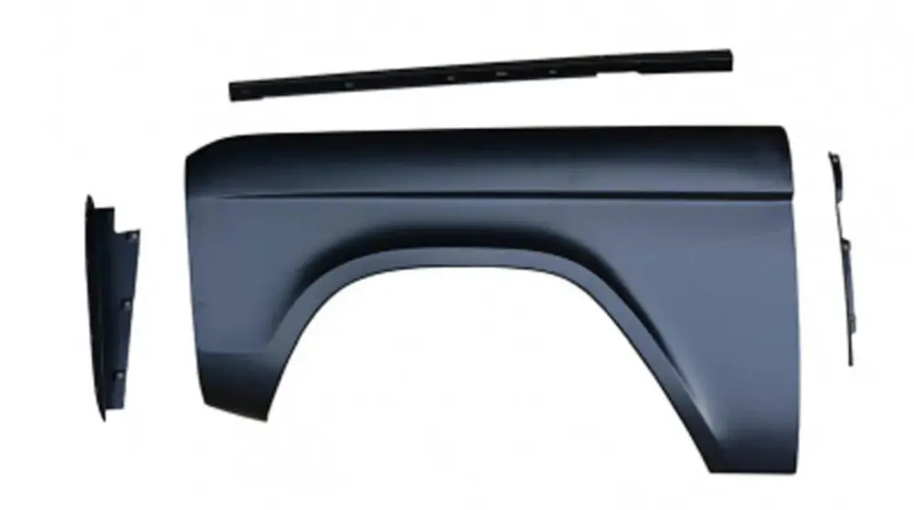 Builder Series, Driver Front Fender Unassembled, 1966-77 Ford Bronco