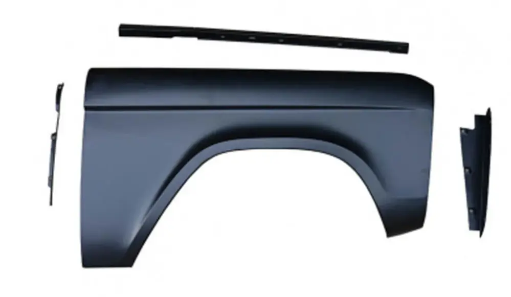 Builder Series, Passenger Front Fender Unassembled, 1966-77 Ford Bronco
