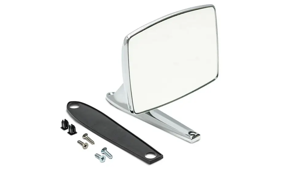 Chrome Side Mirror, Single