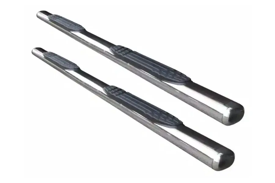 Jeep Gladiator JT Go Rhino 1000 Series 4in Shiny Nerf Bars