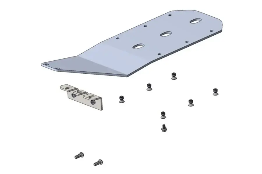 Jeep Wrangler JL 4XE Artec Industries eTorque Aluminium Battery Skid Plate