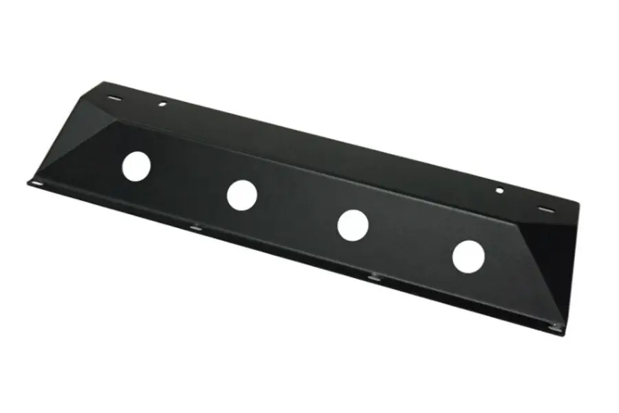 Jeep Wrangler JL/Gladiator JT LOD Offroad Destroyer Front Bumper Skid Plate, Bare Chromed