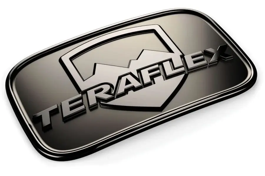 Jeep Wrangler JK Teraflex Logo License Plate Delete Badge