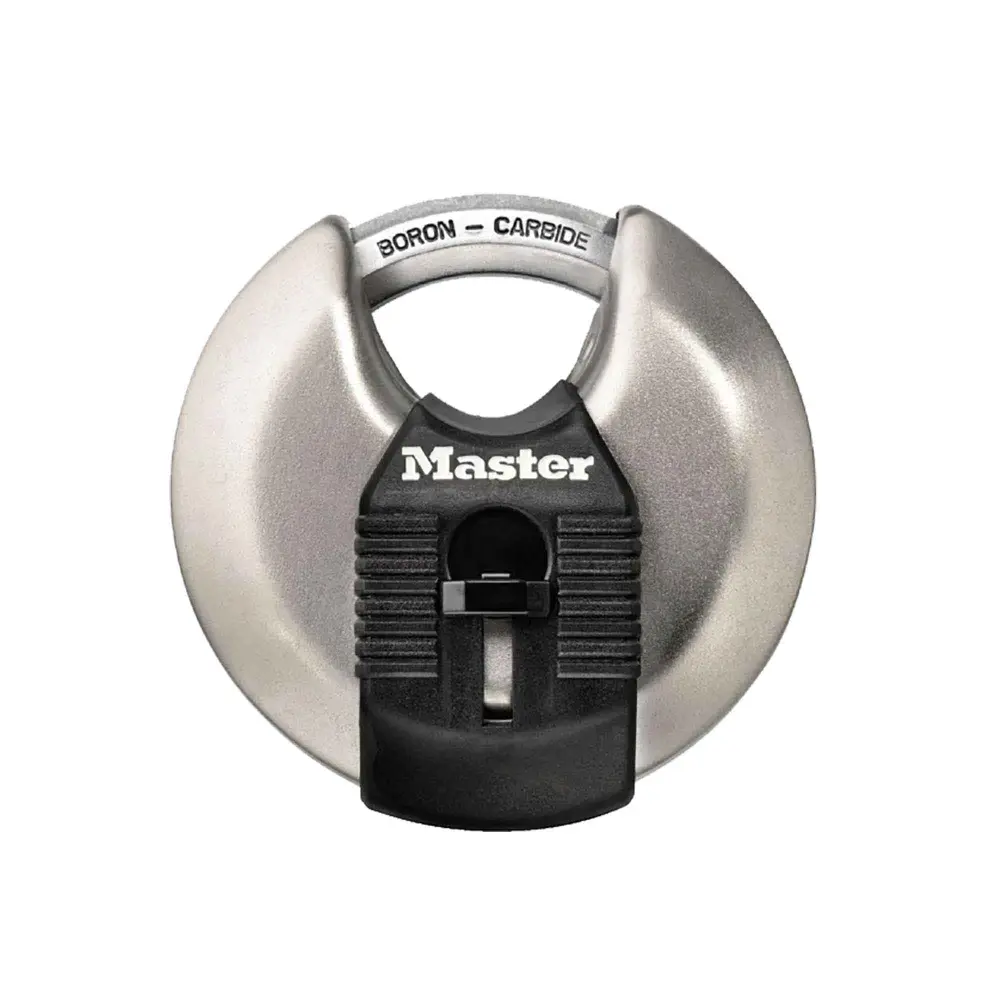 Magnum Stainless Hardened Discus Padlock Shrouded Shackle, 2-3/4''