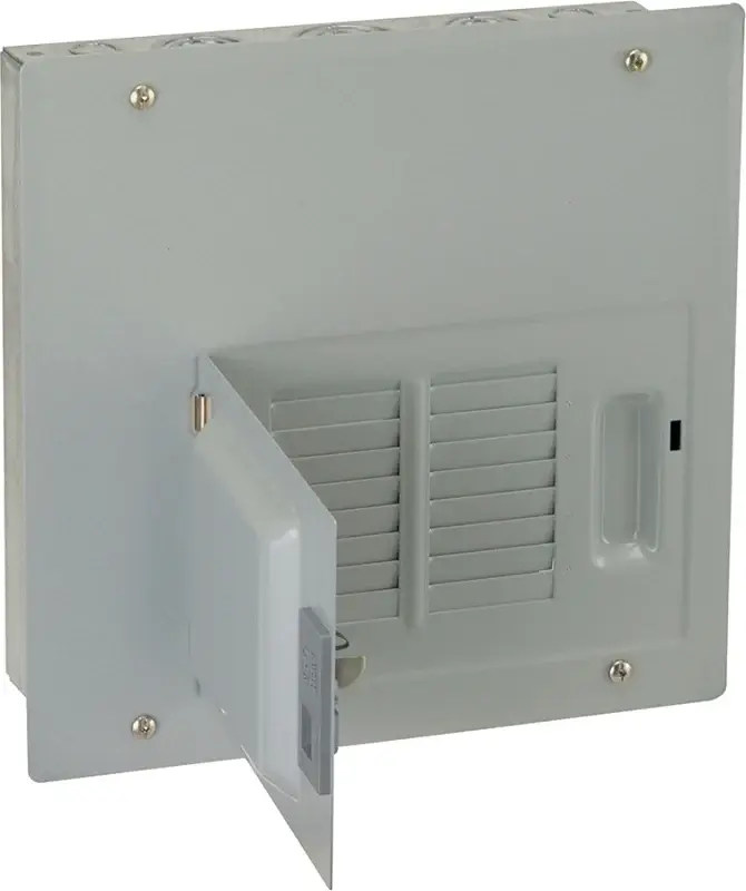 GE PowerMark Gilded TLM Series TLM812FCUDP Load Center, 125 , 8-Space, 16-Circuit, Main Lug, NEMA 1 Enclosure, Flush