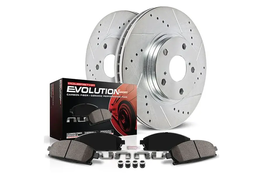2010-24 Toyota 4Runner Power Stop Z23 Evolution Sport Brake Upgrade Kit, Front