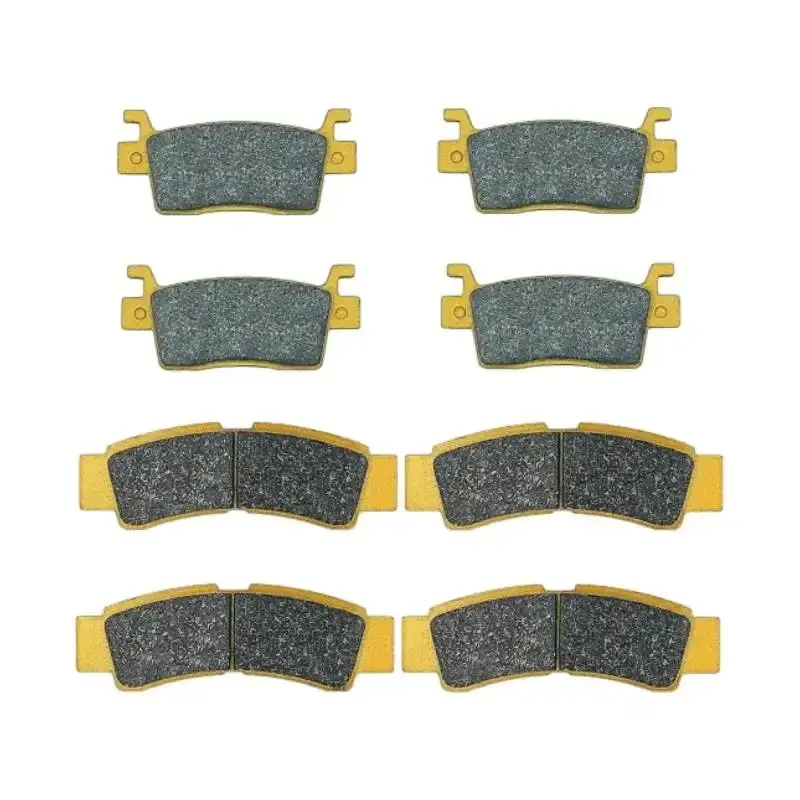 Front & Rear Ceramic Brake Pad Adjust 43082-0196 43082-0197 Kawasaki KRX 1000 2020-2025 KRX4 1000 2024-2025