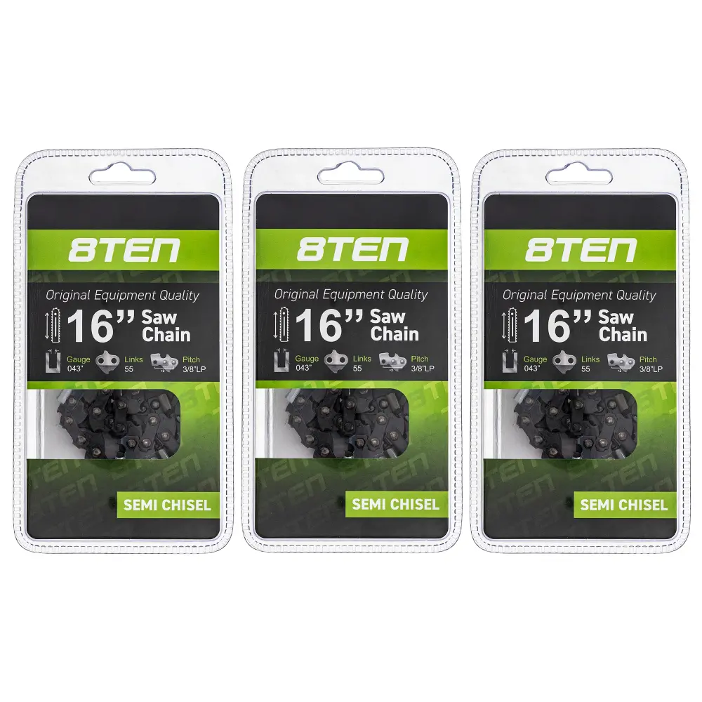 Chainsaw Chain 16 Inch .043 3/8 55DL Carlton 36100050055 61PMM355E H3855 | SET THREE