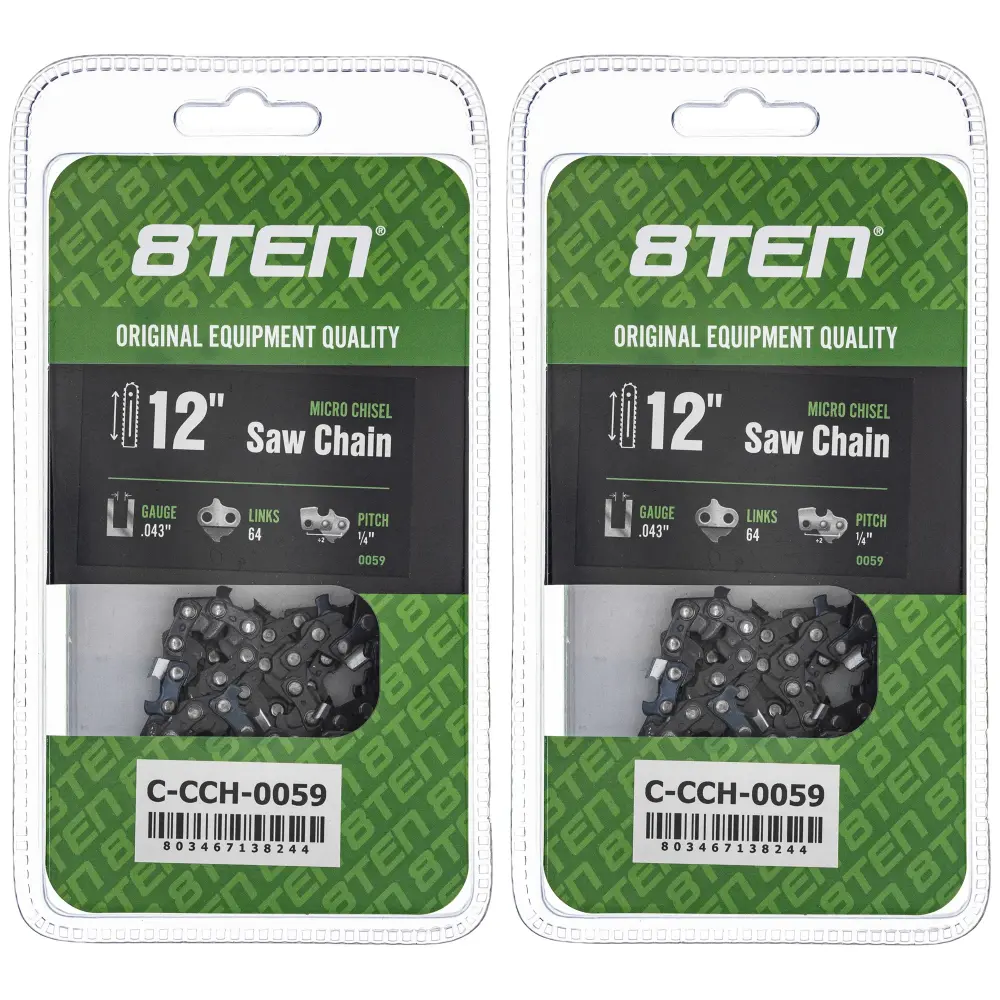 Chainsaw Chain 12 Inch .043 1/4 64DL Stihl Oregon 36700050064 71PM364 | TWIN-PACK