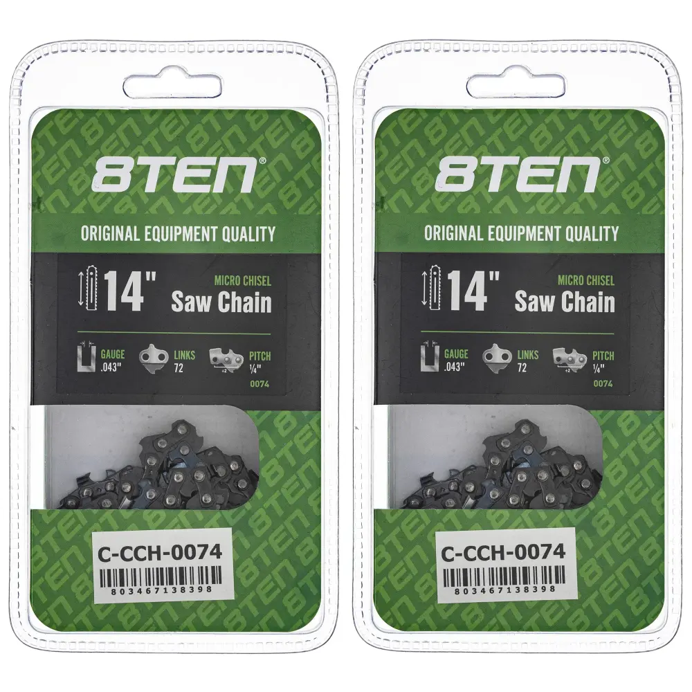 Chainsaw Chain 14 Inch .043 1/4 72DL Stihl Oregon 36700050072 71PM372 | DUO-PACK