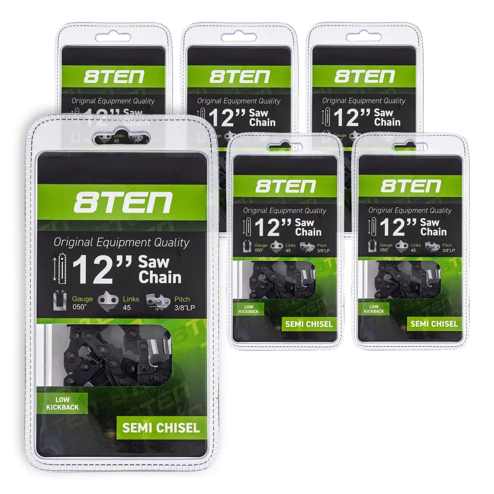 Chainsaw Chain 12 Inch .050 3/8 45DL Poulan Husqvarna Echo 91PX45CQ 585422145 576936545 | SET SIX