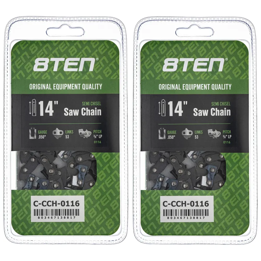 Chainsaw Chain 14 Inch .050 3/8 LP 53DL Poulan Oregon S53 H3753 63PM353E | TWO-UNIT