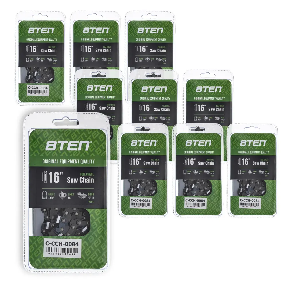 Chainsaw Chain 16 Inch .050 3/8 LP 56DL Husqvarna 576936556 501847056 91PX056G 91VXL056G | SET TEN