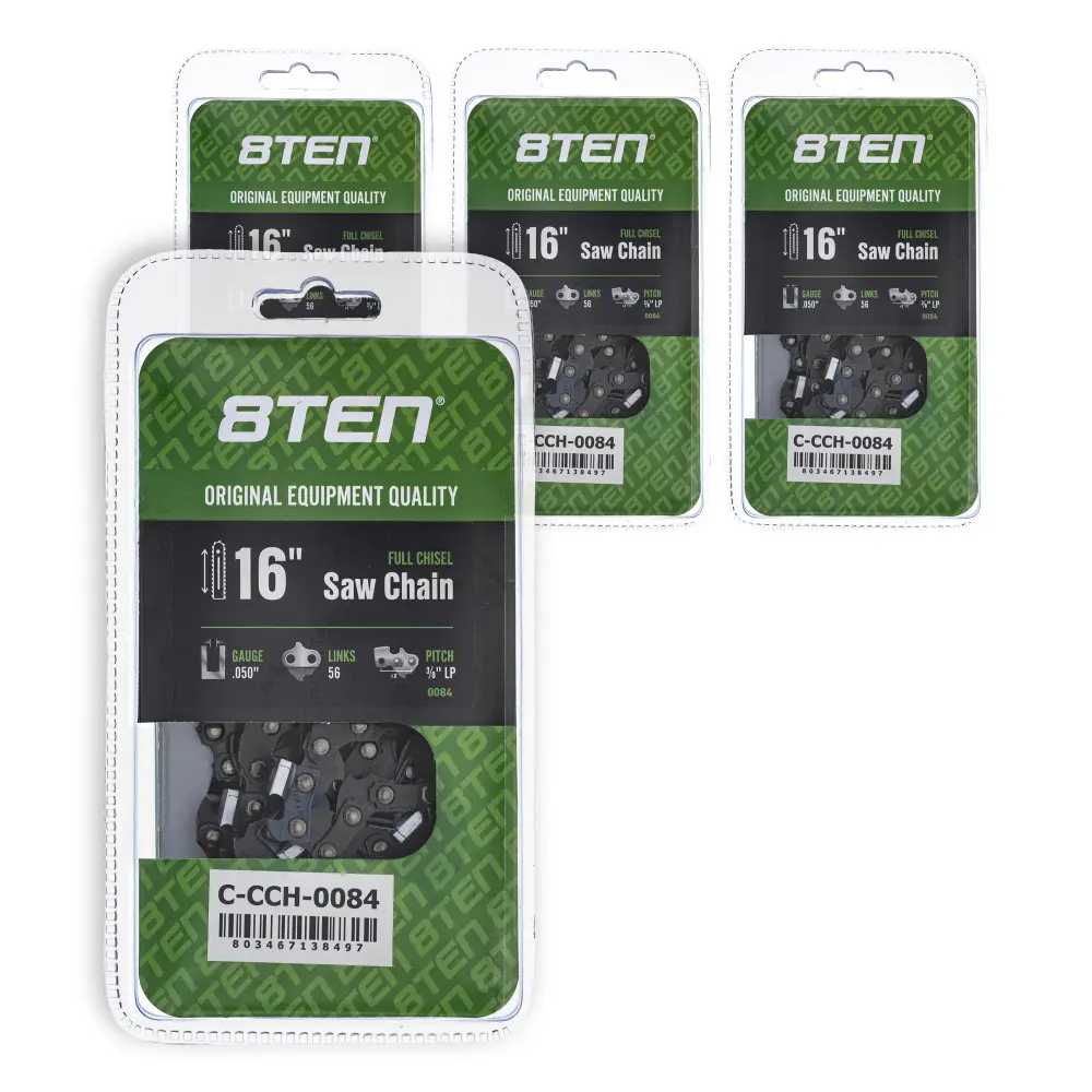 Chainsaw Chain 16 Inch .050 3/8 LP 56DL Husqvarna 576936556 501847056 91PX056G 91VXL056G | SET FOUR