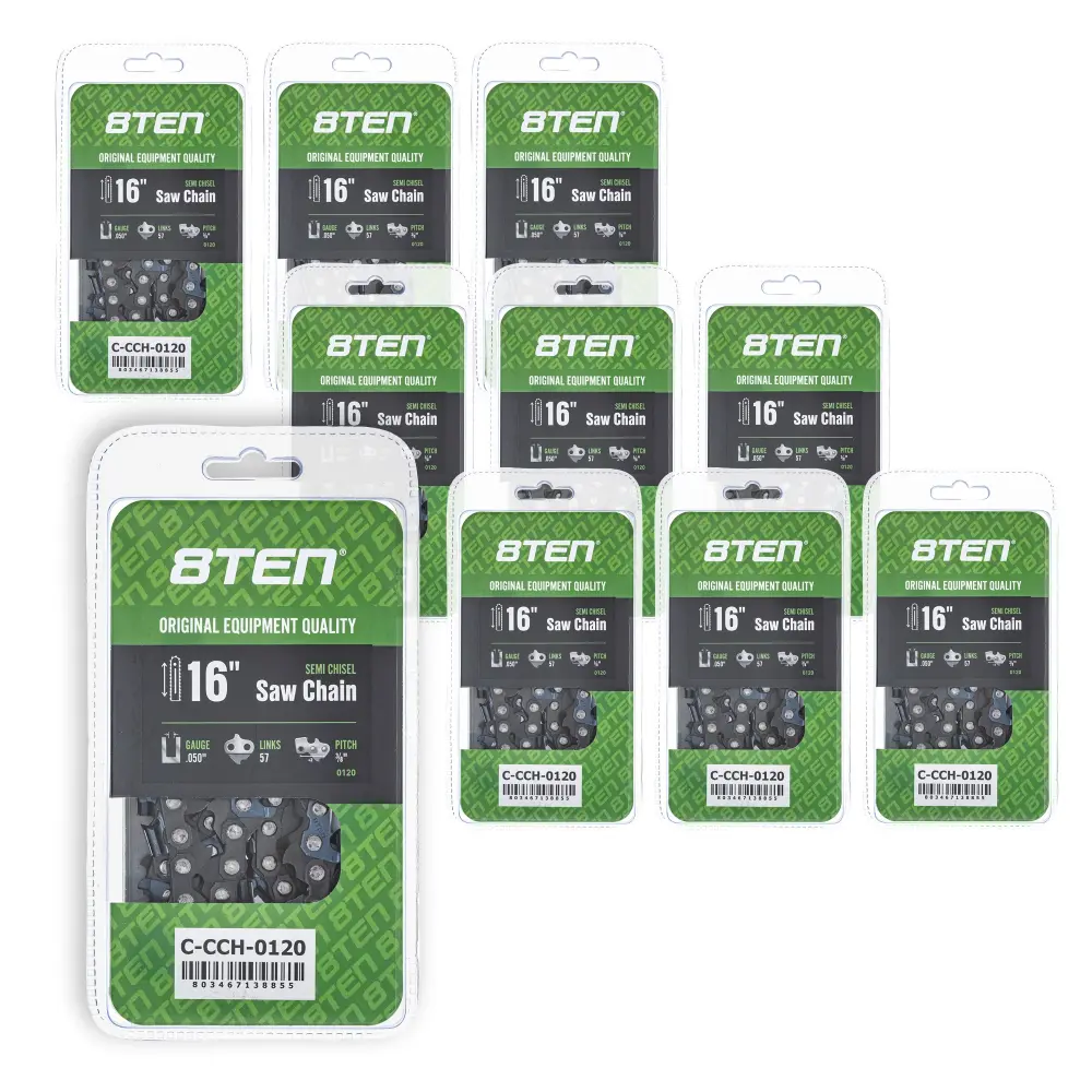 Chainsaw Chain 16 Inch .050 3/8 57DL Echo 91PX57CQ 91PXL057G 91PXL57CQ H3757 63PM357E | SET TEN