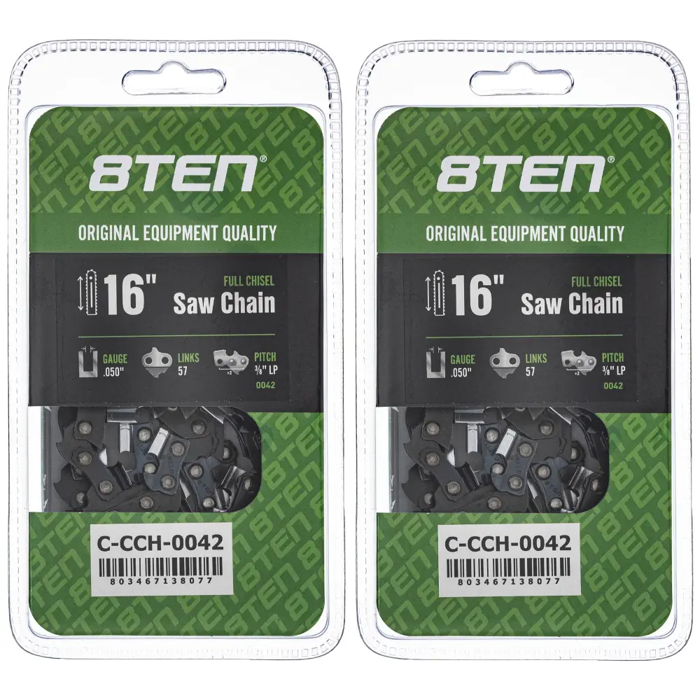 Chainsaw Chain 16 Inch .050 3/8 LP 57DL Echo 91PX57CQ 91VXL057G 91PX057G 91PXL057G 91PXL57CQ | TWO-UNIT