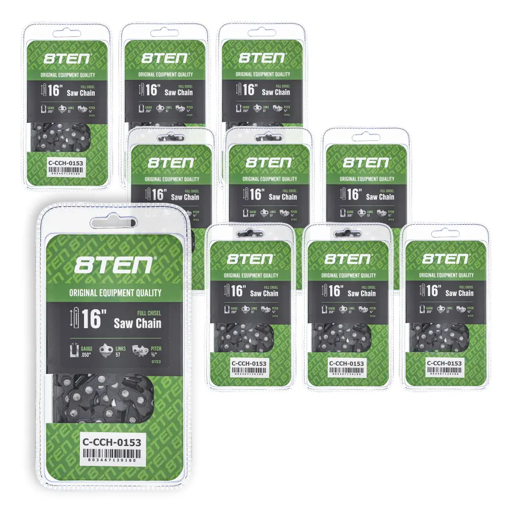 Chainsaw Chain 16 Inch .050 3/8 57DL Echo 91PX57CQ 91PXL057G 91PXL57CQ H3757 63PM357E | SET TEN