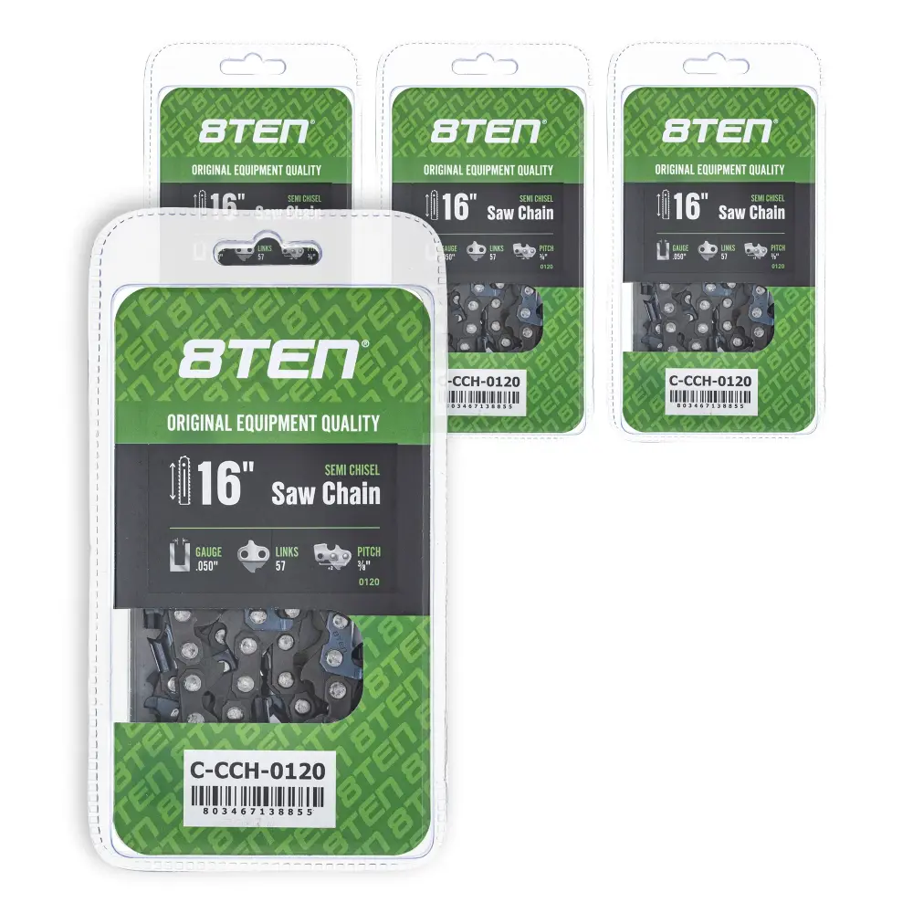 Chainsaw Chain 16 Inch .050 3/8 57DL Echo 91PX57CQ 91PXL057G 91PXL57CQ H3757 63PM357E | SET FOUR