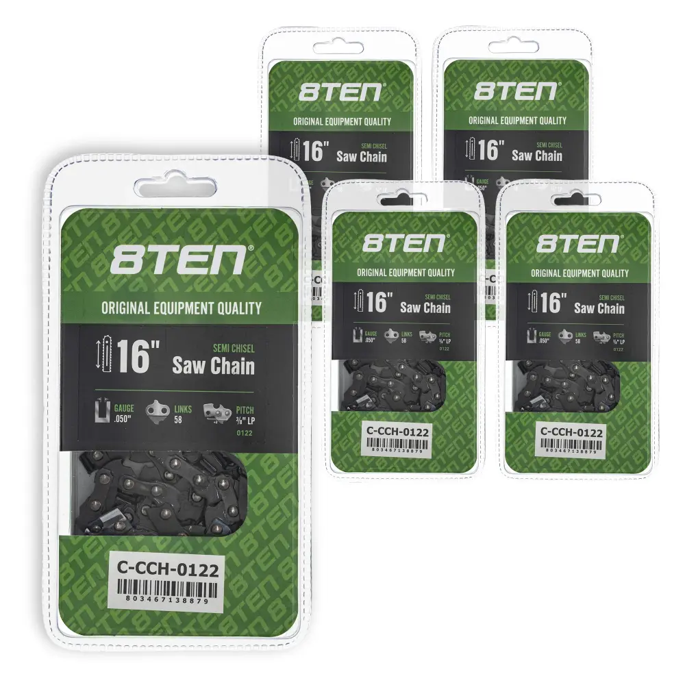 Chainsaw Chain 16 Inch .050 3/8 LP 58DL John Deere Husqvarna Stihl Oregon 90PX034 S58 H3758 | 5-PACK