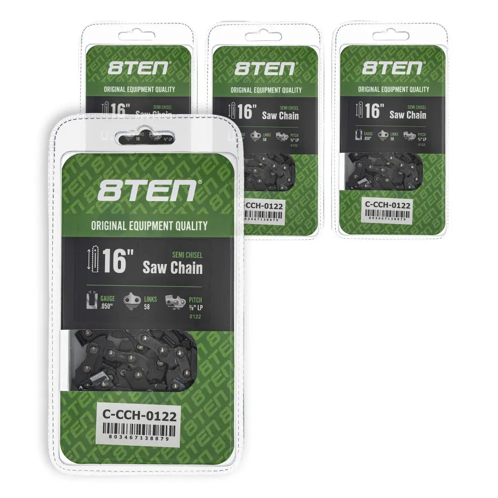 Chainsaw Chain 16 Inch .050 3/8 LP 58DL John Deere Husqvarna Stihl Oregon 90PX034 S58 H3758 | SET FOUR