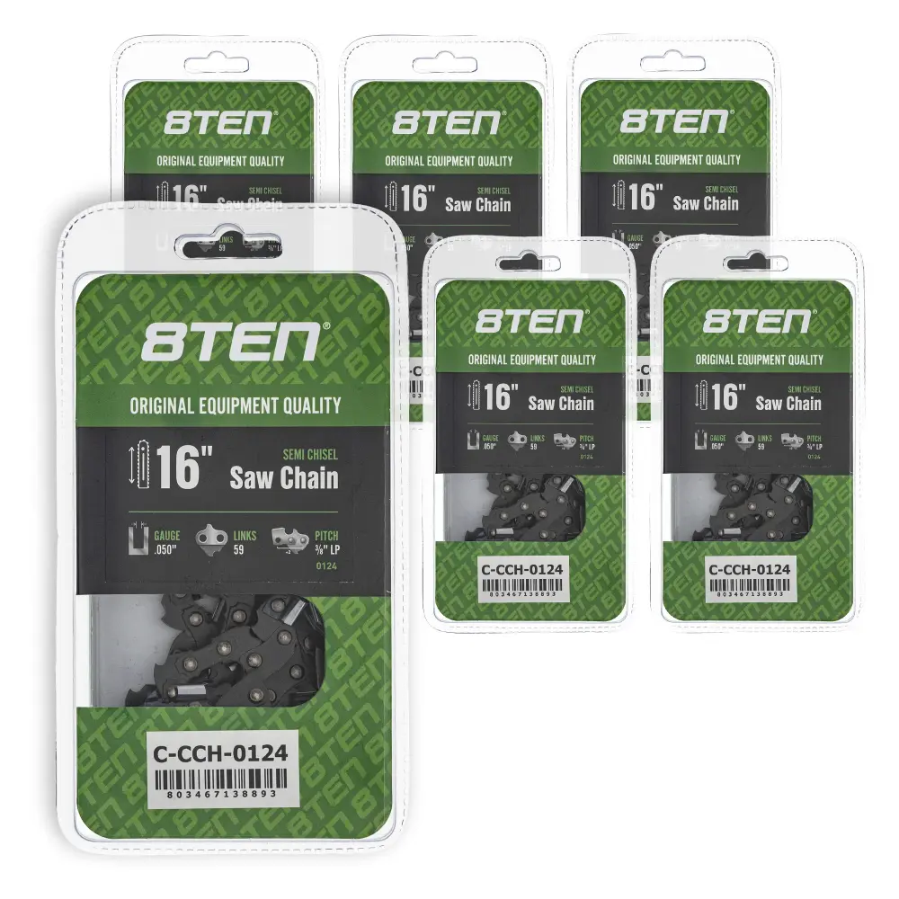 Chainsaw Chain 16 Inch .050 3/8 LP 59DL Oregon Homelite 91VXL059G H3759 63PM359E 36360050059 | SET SIX