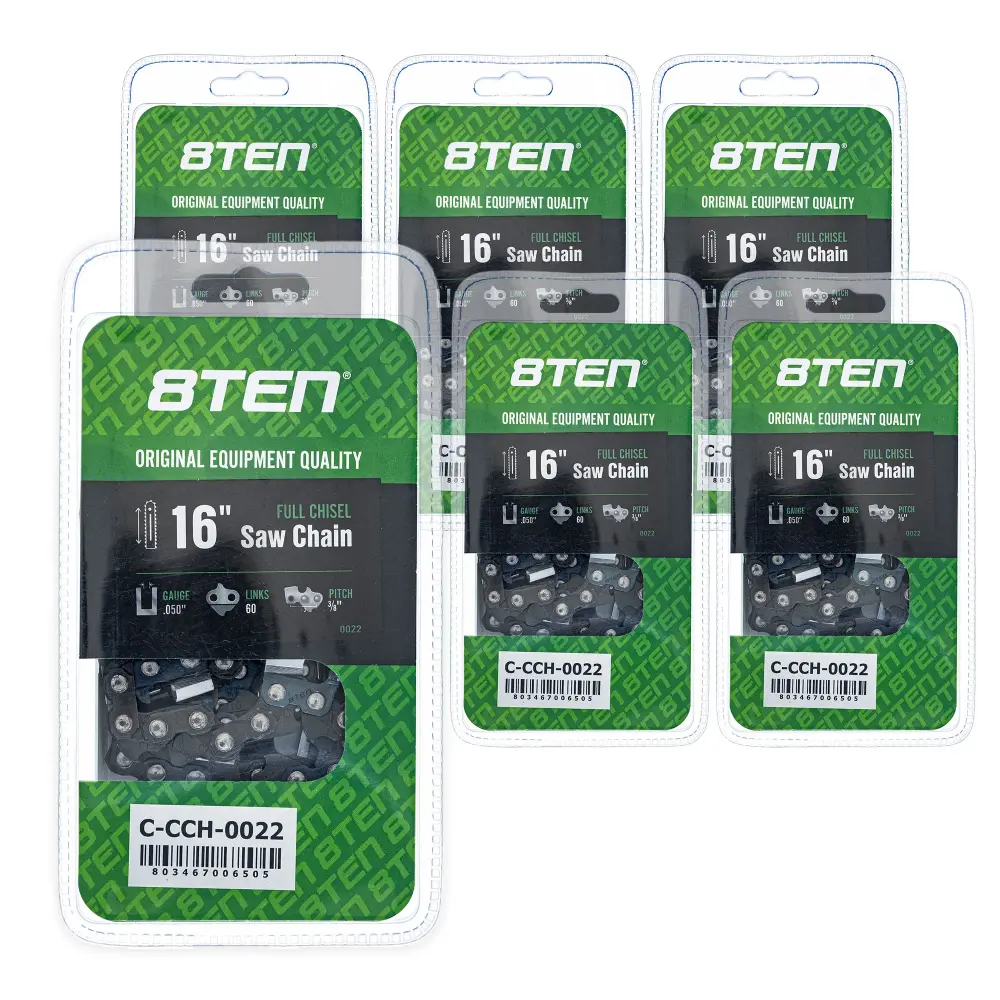 Chainsaw Chain 16 Inch .050 3/8 60DL Husqvarna Windsor GB 501842660 608100029 591129960 | SET SIX