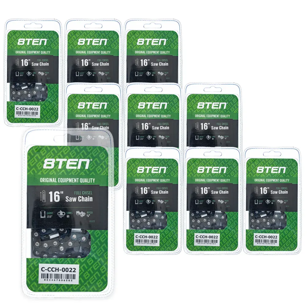 Chainsaw Chain 16 Inch .050 3/8 60DL Husqvarna Windsor GB 501842660 608100029 591129960 | SET TEN