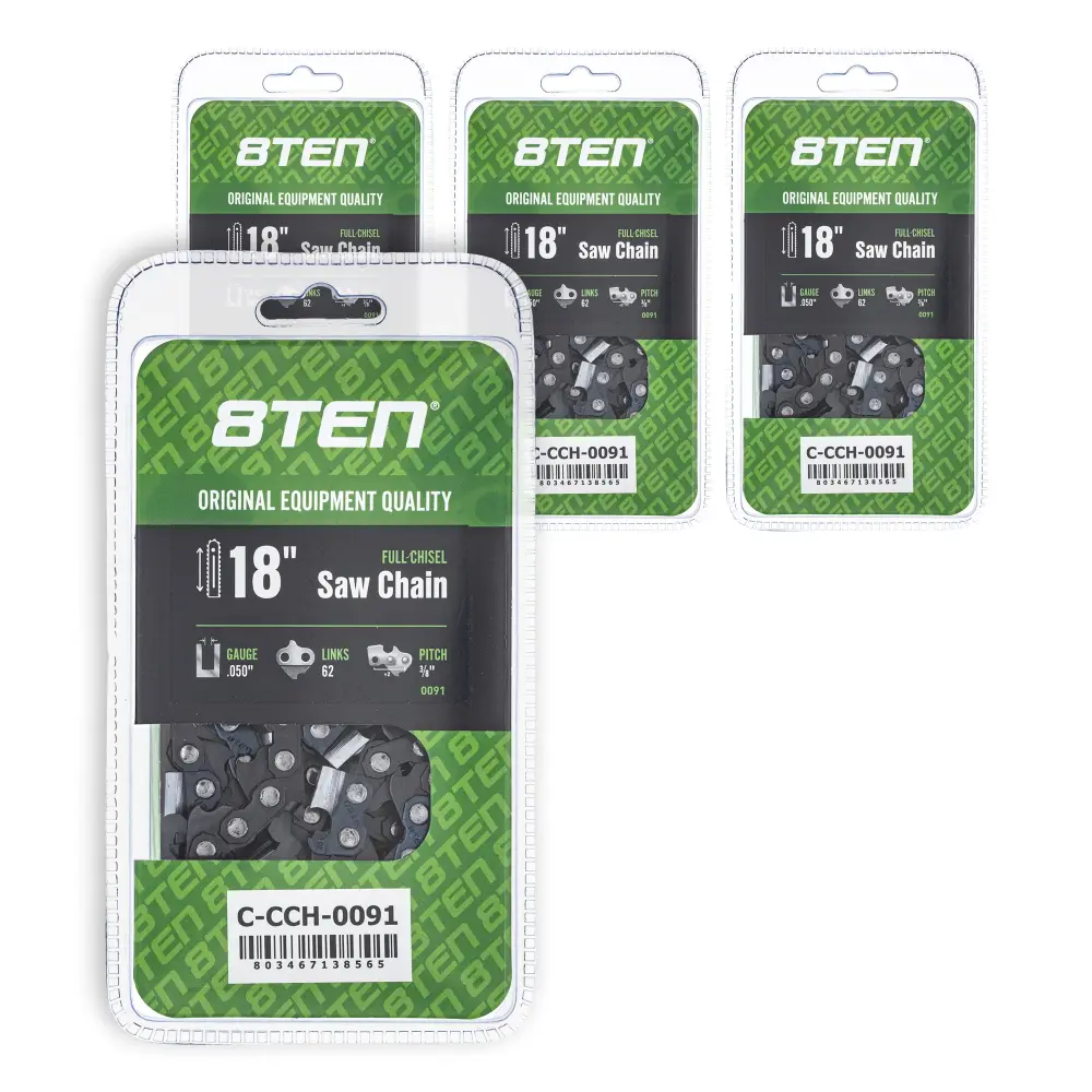 Chainsaw Chain 18 Inch .050 3/8 62DL Echo 91PX062G 91PX62CQ S62 576936562 91PXL062G 585422162 | SET FOUR