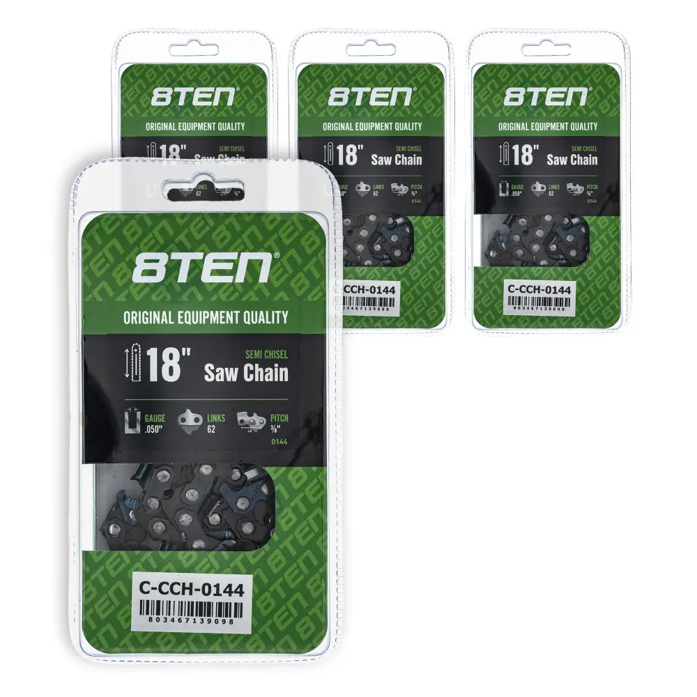 Chainsaw Chain 18 Inch .050 3/8 62DL Echo 91PX062G 91PX62CQ S62 576936562 91PXL062G 585422162 | SET FOUR