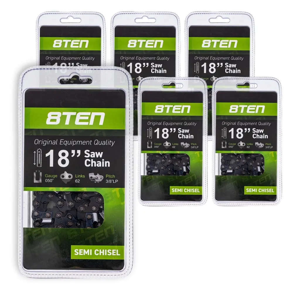 Chainsaw Chain 18 Inch .050 3/8 62DL Echo 91PX62CQ 63PM3 576936562 501847062 585422162 63PM62E | SET SIX