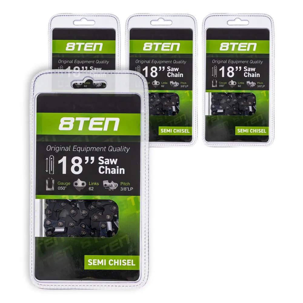 Chainsaw Chain 18 Inch .050 3/8 62DL Echo 91PX62CQ 63PM3 576936562 501847062 585422162 63PM62E | SET FOUR
