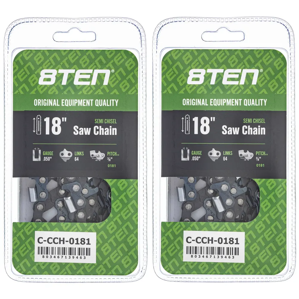 Chainsaw Chain 18 Inch .050 3/8 64DL Echo 72LPX064G 72LPX64CQ H4664 33RS364E | TWIN-PACK