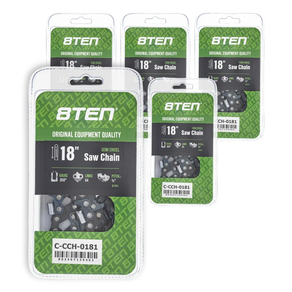 Chainsaw Chain 18 Inch .050 3/8 64DL Echo 72LPX064G 72LPX64CQ H4664 33RS364E | 5-PACK
