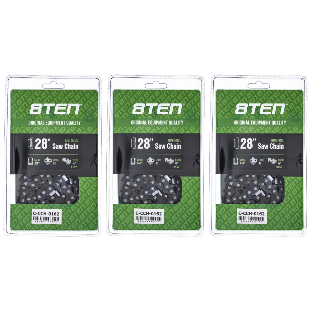 Chainsaw Chain 28 Inch .050 3/8 93DL Echo 585550093 72EXJ093G 72EXL093G 72LPX093G 72LPX93CQ | SET THREE