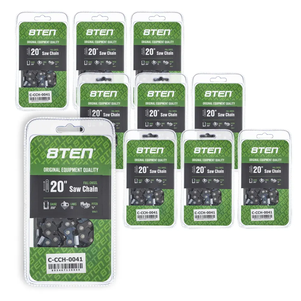 Chainsaw Chain 20 Inch .058 3/8 72DL Husqvarna 73EXL072G 581626972 591152572 501842872 501841472 | SET TEN