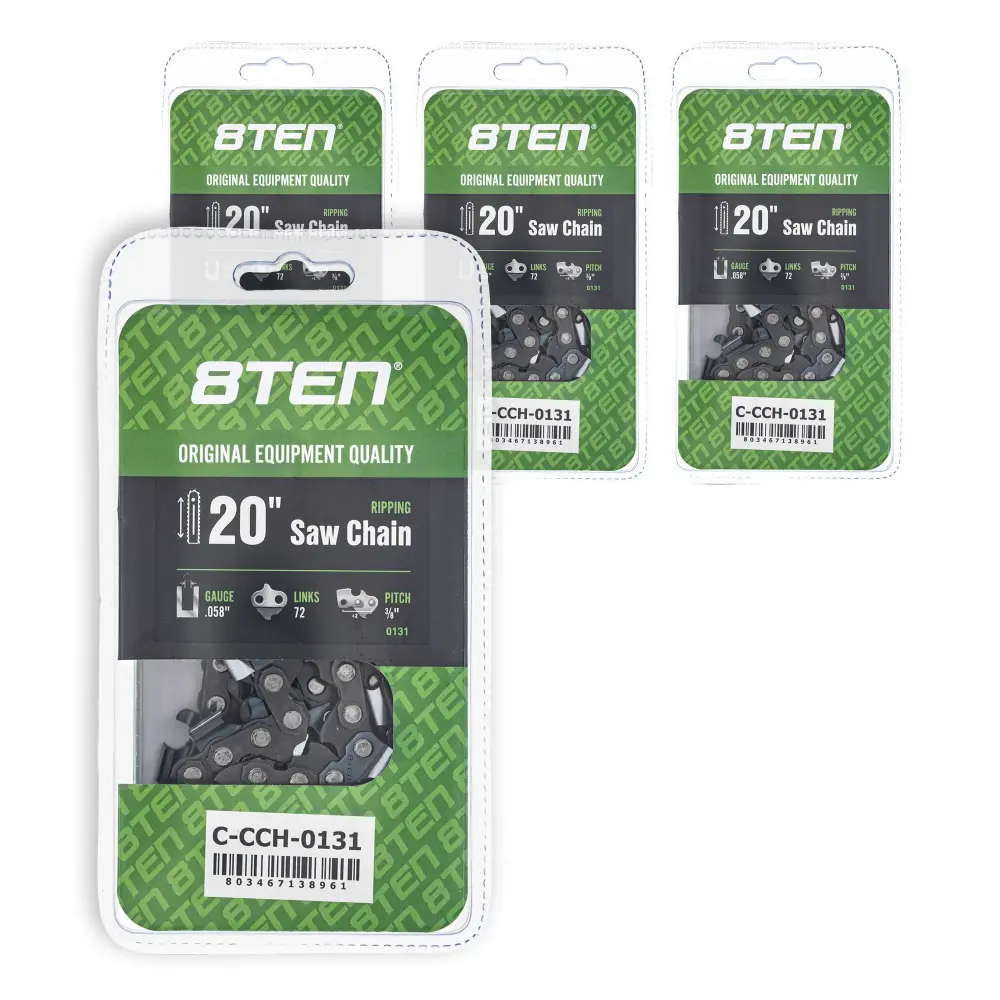 Chainsaw Chain 20 Inch .058 3/8 72DL Husqvarna 73EXL072G 581626972 591152572 501842872 501841472 | SET FOUR