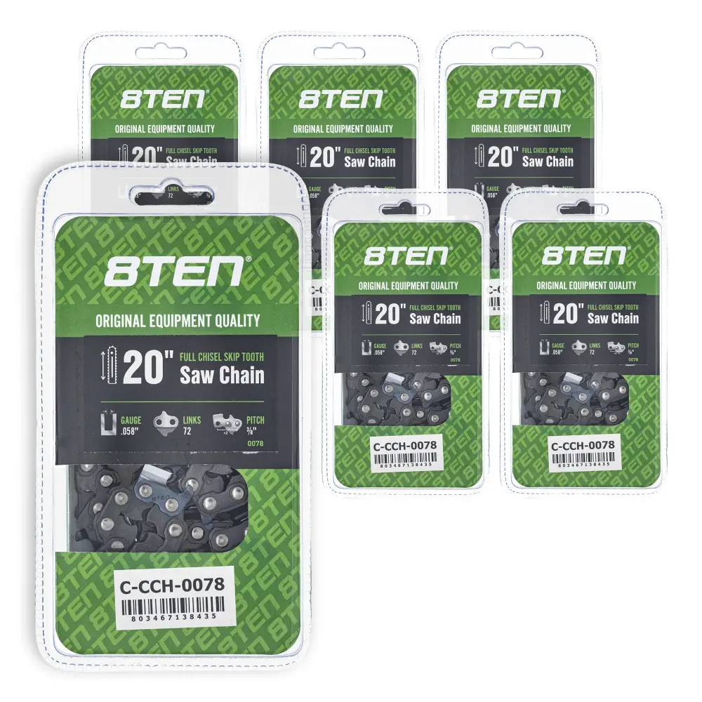 Chainsaw Chain 20 Inch .058 3/8 72DL Husqvarna 73EXL072G 581626972 591152572 501842872 501841472 | SET SIX