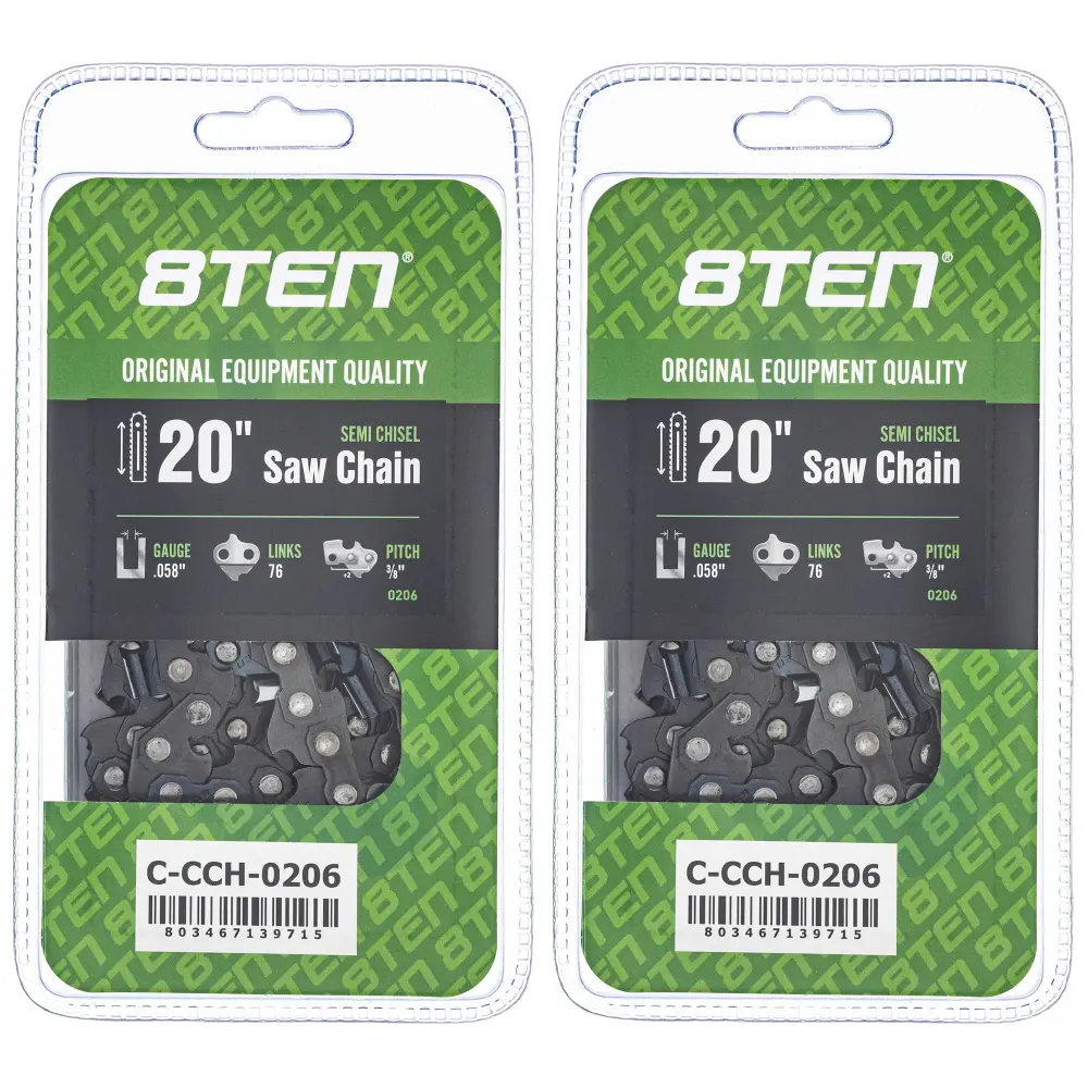 Chainsaw Chain 20 Inch .058 3/8 76DL 21LPX076G | TWIN-PACK